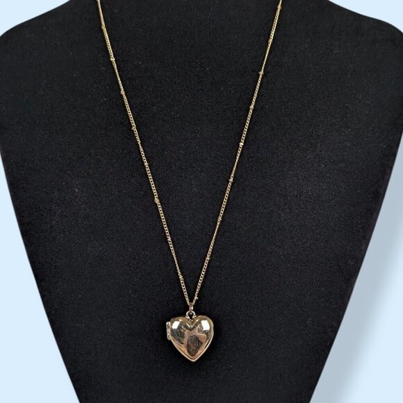 Jewelry - Puffy Heart Locket Pendant Necklace